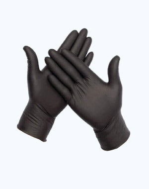 Black Nitrile Gloves